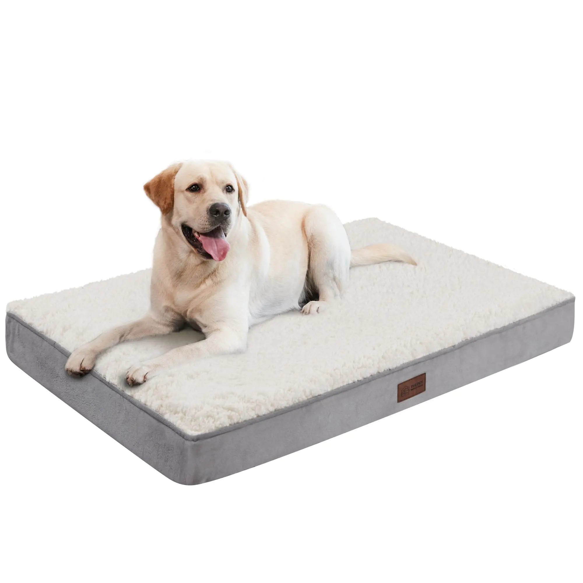 WESTERN HOME Dog Crate Bed 42" x 28" Orthopedic XL Dog Beds for Extra Large Dogs with Removable Washable Cover Waterproof Lining Dog Beds Large Sized Dog